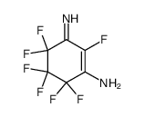 1-aminoheptafluoro-3-iminocyclohexene Structure