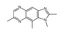 2,3,4,6-tetramethylimidazo[4,5-g]quinoxaline结构式