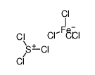 trichlorosulfonium tetrachloroferrate(III)结构式
