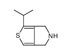4H-Thieno[3,4-c]pyrrole,5,6-dihydro-1-(1-methylethyl)-(9CI)结构式