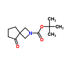 tertbutyl 5oxo2azaspiro[3.4]octane2carboxylate structure