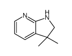 3,3-Dimethyl-2,3-Dihydro-1H-Pyrrolo[2,3-B]Pyridine结构式