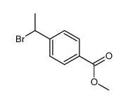 4-(1-Bromo-ethyl)-benzoic acid Methyl ester structure