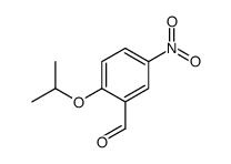 5-nitro-2-propan-2-yloxybenzaldehyde结构式