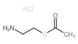 THIOACETIC ACID S-(2-AMINO-ETHYL) ESTERHYDROCHLORIDE Structure