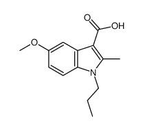 5-甲氧基-2-甲基-1-丙基-1H-吲哚-3-羧酸图片
