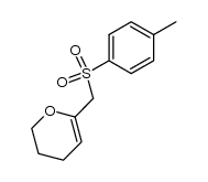 3,4-dihydro-6-[(para-toluenesulfonyl)methyl]-2H-pyran结构式