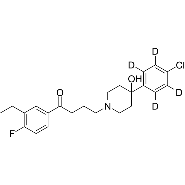 3-Ethyl Haloperidol-d4 Structure