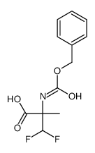 (2R)-3,3-difluoro-2-methyl-2-(phenylmethoxycarbonylamino)propanoic acid Structure