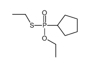 [ethoxy(ethylsulfanyl)phosphoryl]cyclopentane Structure