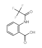 2-[(2,2,2-trifluoroacetyl)amino]benzoic acid结构式
