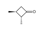 cis,trans-2.3-Dimethylcyclobutanon结构式