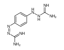 1-[4-[2-(diaminomethylidene)hydrazinyl]phenyl]iminoguanidine Structure