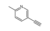 5-乙炔基-2-甲基吡啶结构式