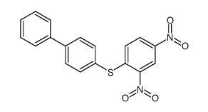 biphenyl-4-yl-(2,4-dinitro-phenyl)-sulfide Structure