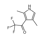 Ethanone, 1-(2,4-dimethyl-1H-pyrrol-3-yl)-2,2,2-trifluoro- (9CI) structure