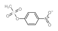 1-methylsulfonyloxy-4-nitro-benzene Structure