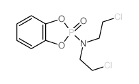 1,3,2-Benzodioxaphosphol-2-amine,N,N-bis(2-chloroethyl)-, 2-oxide结构式