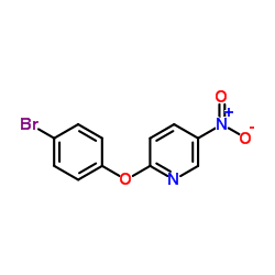 2-(4-Bromophenoxy)-5-nitropyridine Structure
