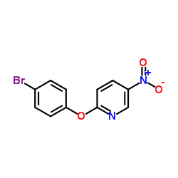 2-(4-Bromophenoxy)-5-nitropyridine structure