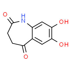 1H-1-Benzazepine-2,5-dione, 3,4-dihydro-7,8-dihydroxy- (9CI)结构式