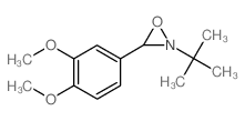 Oxaziridine,3-(3,4-dimethoxyphenyl)-2-(1,1-dimethylethyl)- structure