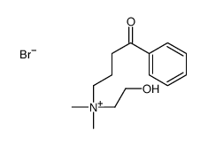 2-hydroxyethyl-dimethyl-(4-oxo-4-phenylbutyl)azanium,bromide Structure
