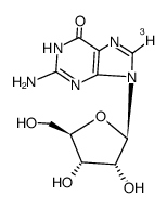 GUANOSINE-8-3H HYDROCHLORIDE Structure