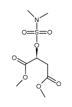 dimethyl (S)-2-(N,N-dimethylsulfamyloxy)butane-1,4-dioate结构式