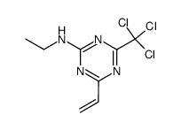 ethyl-(4-trichloromethyl-6-vinyl-[1,3,5]triazin-2-yl)-amine Structure