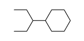 (1-Ethylpropyl)cyclohexane结构式