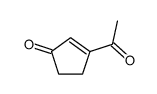 3-acetylcyclopent-2-en-1-one结构式