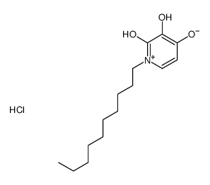 1-decylpyridin-1-ium-2,3,4-triol,chloride结构式