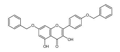 4',7-di-O-benzyl-kaempferol结构式