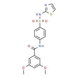 3,5-dimethoxy-N-(4-(N-(thiazol-2-yl)sulfamoyl)phenyl)benzamide picture