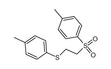 1-(toluene-4-sulfonyl)-2-p-tolylsulfanyl-ethane Structure