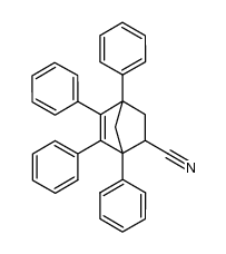1,2,3,4-Tetraphenyl-5-cyano-2-norbornen Structure