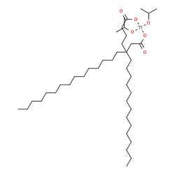 bis(propan-2-olato)bis(stearato-O)titanium结构式