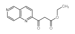 ETHYL 3-[1,6]NAPHTHYRIDIN-2-YL-3-OXO-PROPIONATE structure