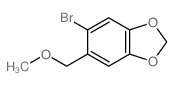 6-bromo-5-(methoxymethyl)benzo[1,3]dioxole Structure