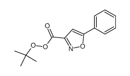 5-Phenyl-3-isoxazoleperoxycarboxylic acid 1,1-dimethylethyl ester结构式