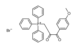 [3-(4-methoxyphenyl)-2,3-dioxopropyl]-triphenylphosphanium,bromide Structure