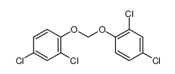 2,4-dichloro-1-[(2,4-dichlorophenoxy)methoxy]benzene结构式