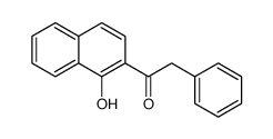 1-(1-hydroxynaphthalen-2-yl)-2-phenylethanone结构式