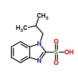 1-Isobutyl-1H-benzimidazole-2-sulfonic acid Structure