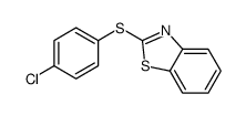 2-(4-chlorophenyl)sulfanyl-1,3-benzothiazole Structure