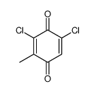 3,5-dichloro-2-methylcyclohexa-2,5-diene-1,4-dione结构式
