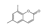 6,8-dimethyl-2H-chromen-2-one Structure