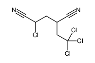 2-chloro-4-(2,2,2-trichloroethyl)pentanedinitrile Structure