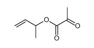 1-methylprop-2-enyl 2-oxopropanoate Structure